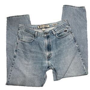 Harley-Davidson Men's Straight Jeans in Light Blue 33x32